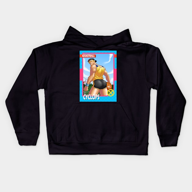 SS 97 Basketball Card Kids Hoodie by artoflucas